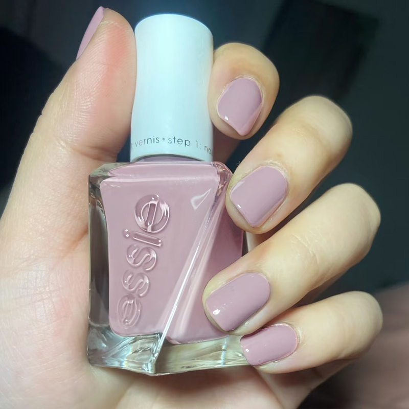 美国essie扭扭瓶指甲油浅粉紫色