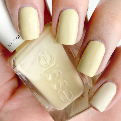essie扭扭瓶微光疗奶芝士奶油黄