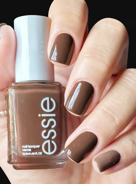 essie指甲油26年秋冬611焦糖色巧克力色棕色指甲油boho rodeo免烤