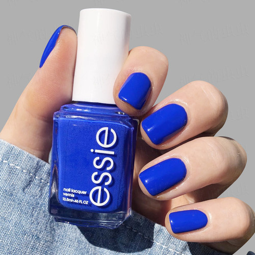 essie指甲油克莱因蓝电镀宝蓝色