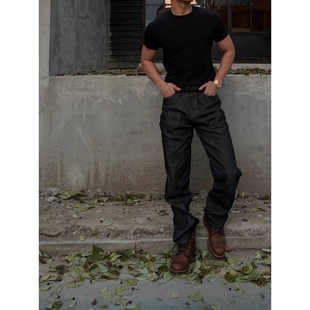 牛仔长裤 GTAL美式 13.5盎司软硬适中手缝线直筒原牛硬汉挺阔休闲裤