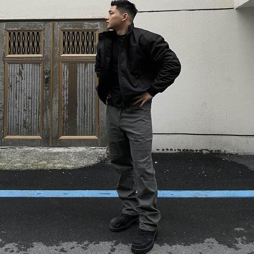 GTAL美式休闲弹力直筒长裤休闲裤