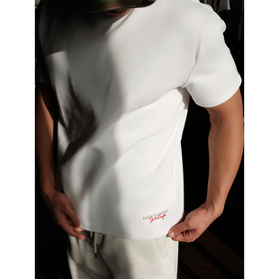 纯色基础上衣T恤 经典 GTAL25AW美式 休闲红标logo刺绣圆领打底短袖