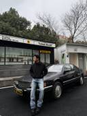 蓝水洗复古做旧纹理直筒休闲vintage长裤 GTAL美式 15高盎司牛仔裤