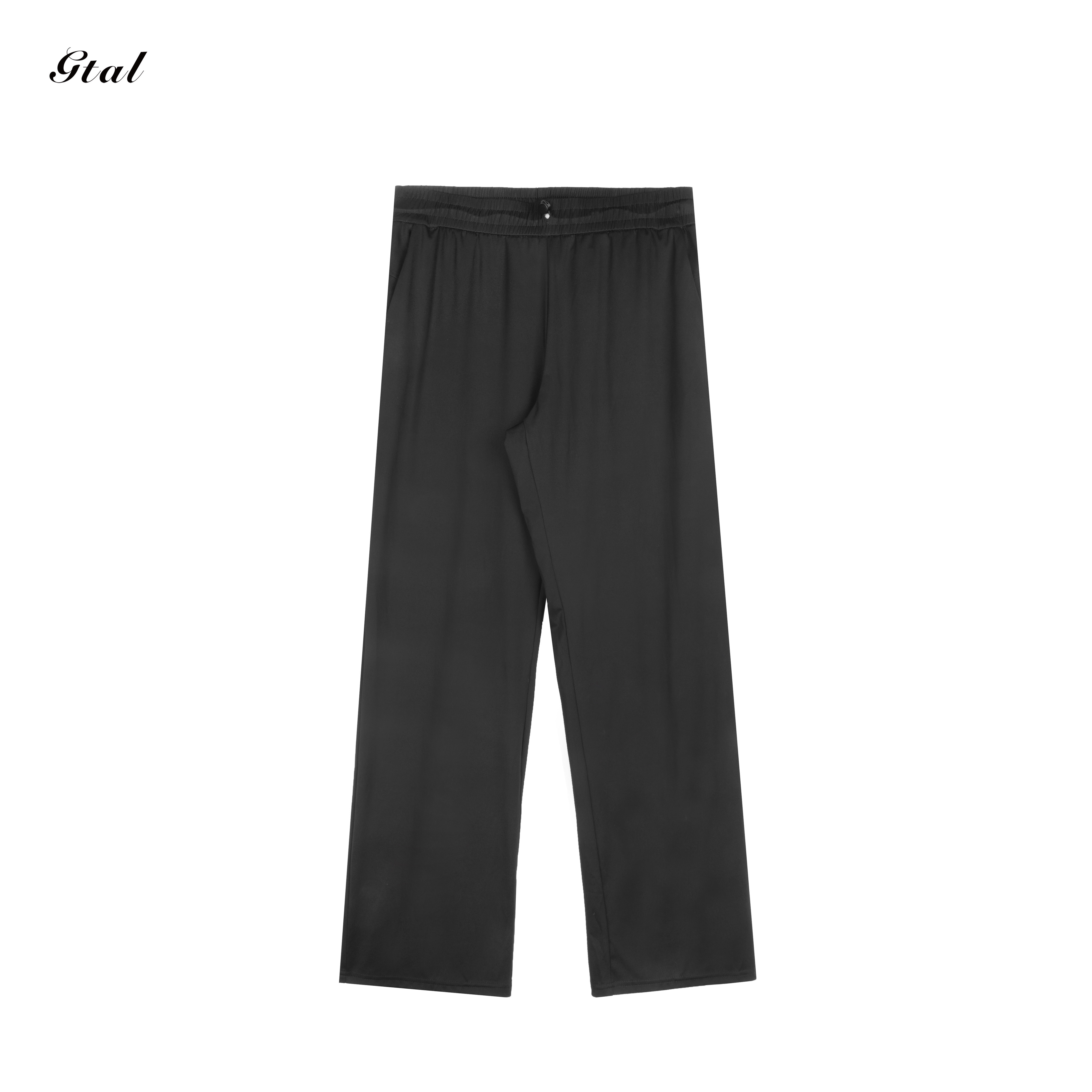 thumbnail for GTAL American snow leather trousers, lu-sense, straight-leg, versatile, commuting, thin, breathable trousers, solid color, cool slacks