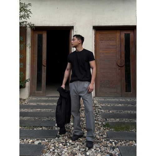 GTAL意式进口高弹力纱线东丽西裤