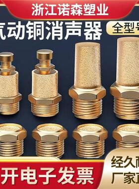 降噪塑料消音过滤器全铜平头尖头锥形BSL-01020304