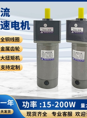 TVT直流调速电机12V/24V/90V天力减速电机DM07 DM08 DM09 DM12