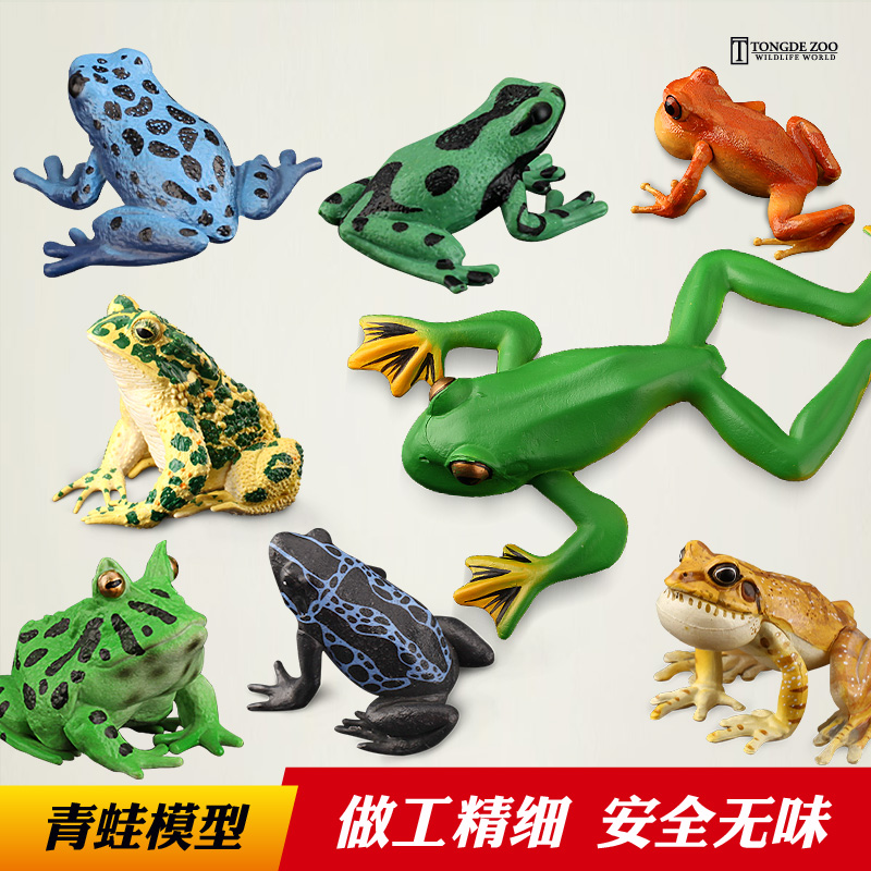仿真青蛙模型动物玩具环保材质