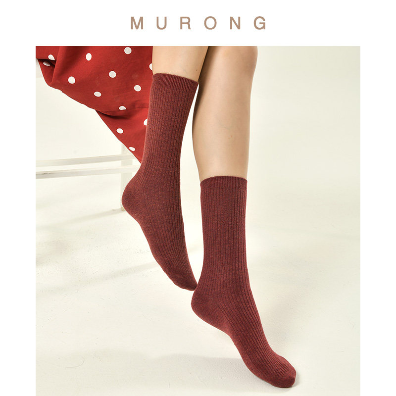 显腿长多色羊毛针织长筒袜女秋冬保暖厚袜子纯色长袜品质棉袜女,女士内衣/男士内衣/家居服,中筒袜,淘宝优惠券,粉丝福利购,淘宝优惠卷