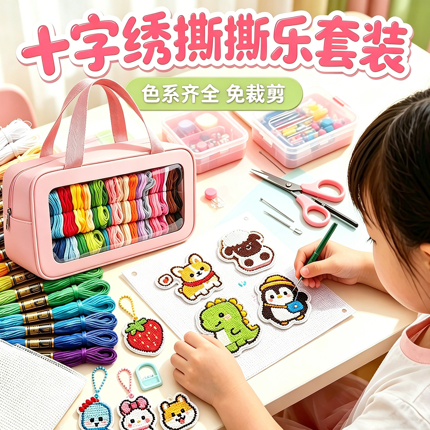 十字绣撕撕乐diy材料包