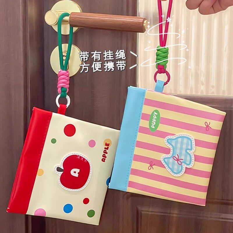 日本多巴胺学生姨妈巾卫生巾收纳盒生理期可爱随身便携月事包防水