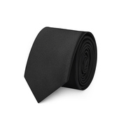 黑色领带男正装 西装 光面6cm韩版 邦梵绅窄版 休闲轻商务时尚 小领带