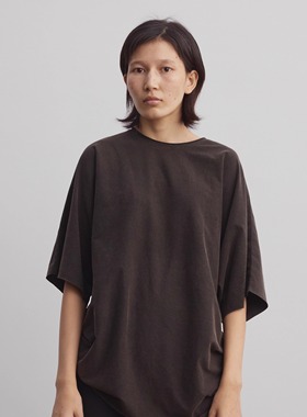 Terrawear 25SS 偏长版型水洗宽松阔型纯色短袖Tee 男女同款