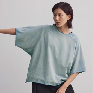 男女同款 体恤tee 25SS泛金水洗复古做旧阔型全棉短袖 Terrawear