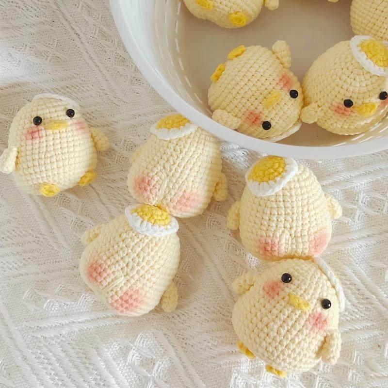 手工DIY毛线编织材料包可爱翘臀小鸡玩偶挂件钥匙扣包挂车挂摆件,服饰配件/皮带/帽子/围巾,DIY编织材料包,淘宝优惠券,粉丝福利购,淘宝优惠卷