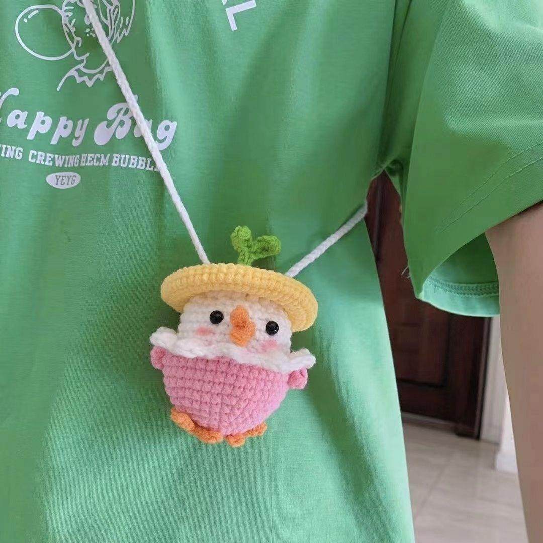 半成品新款鹦鹉小鸡蛋兜端午材料包毛线钩织DIY手工,服饰配件/皮带/帽子/围巾,DIY编织材料包,淘宝优惠券,粉丝福利购,淘宝优惠卷