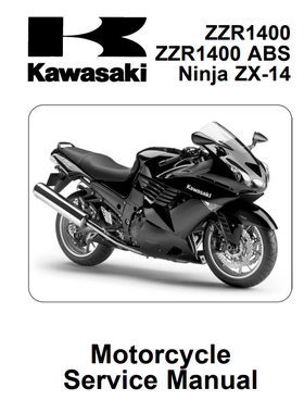 ZX-14R ZZR1400维修手册 整车维修资料 中文线路图用户手册第一代