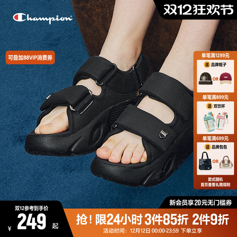 CHAMPION凉鞋厚底冠军女