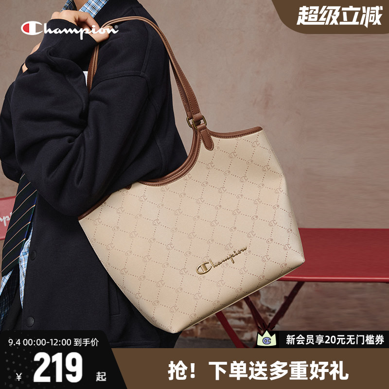 Champion冠军单肩包托特包图片
