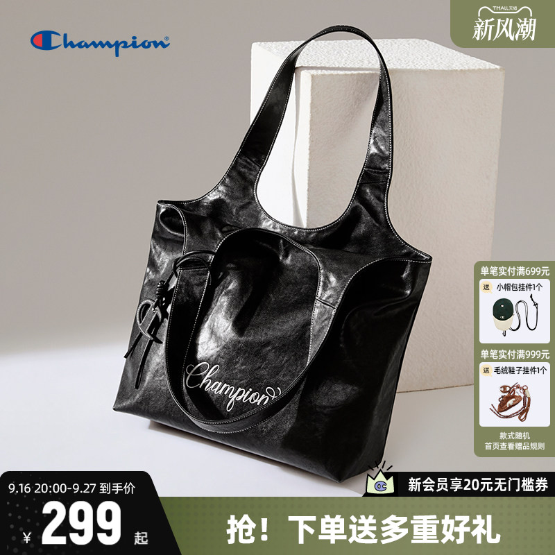 Champion冠军托特包包女款2026新款秋季单肩包大容量通勤腋下包