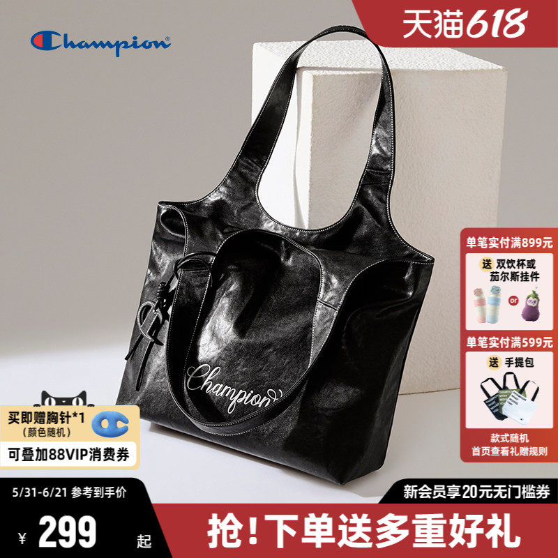 Champion冠军单肩包2026夏季新款女包通勤容量斜挎包男包包