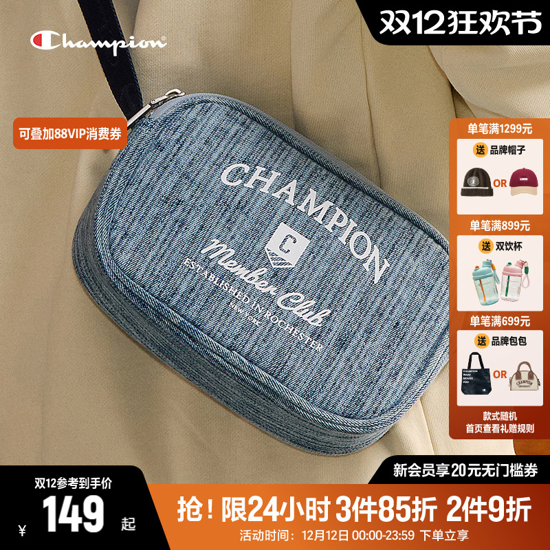 Champion冠军单肩包2025秋冬新款女包复古包包小香风相机包斜挎包