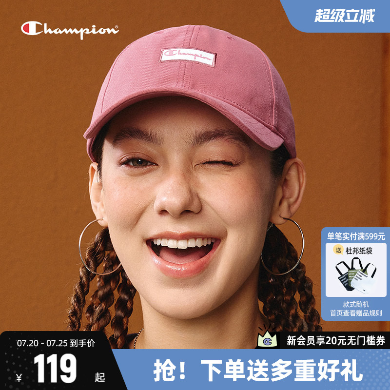 【秒杀】Champion冠军时尚鸭舌帽女春夏休闲帽子防晒棒球帽