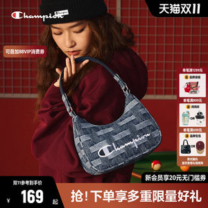 Champion冠军单肩包女包2025秋冬新款牛角包挎包女士腋下包小肩包
