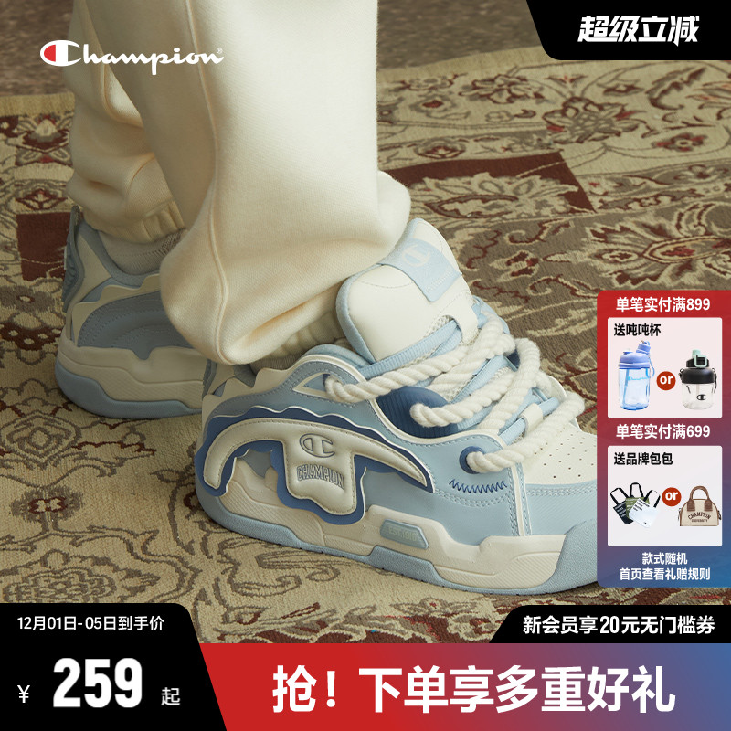 CHAMPION冠军可撕魔术贴面包鞋