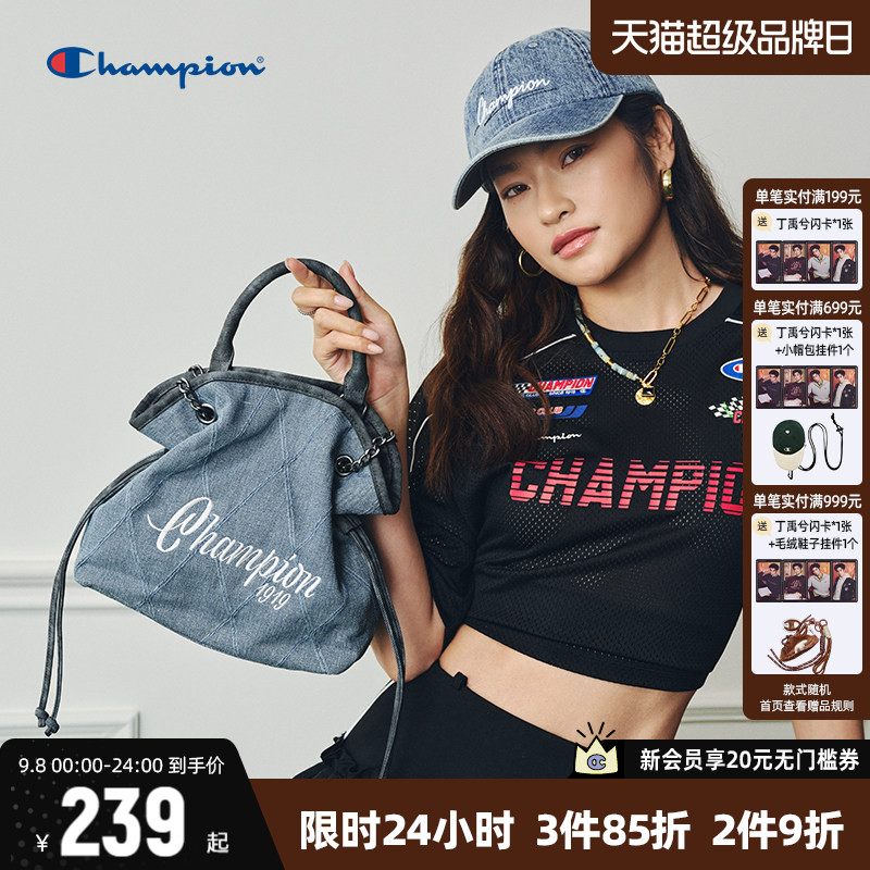 Champion冠军斜挎包多用链条包图片
