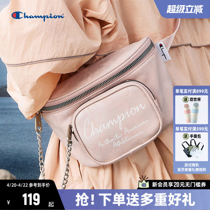 Champion冠军斜挎包女生通勤时尚帆布包胸包腰包单肩包男包包情侣