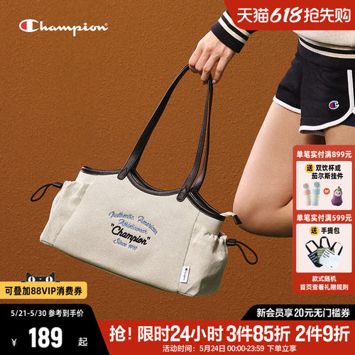 Champion冠军单肩包女通勤托特包