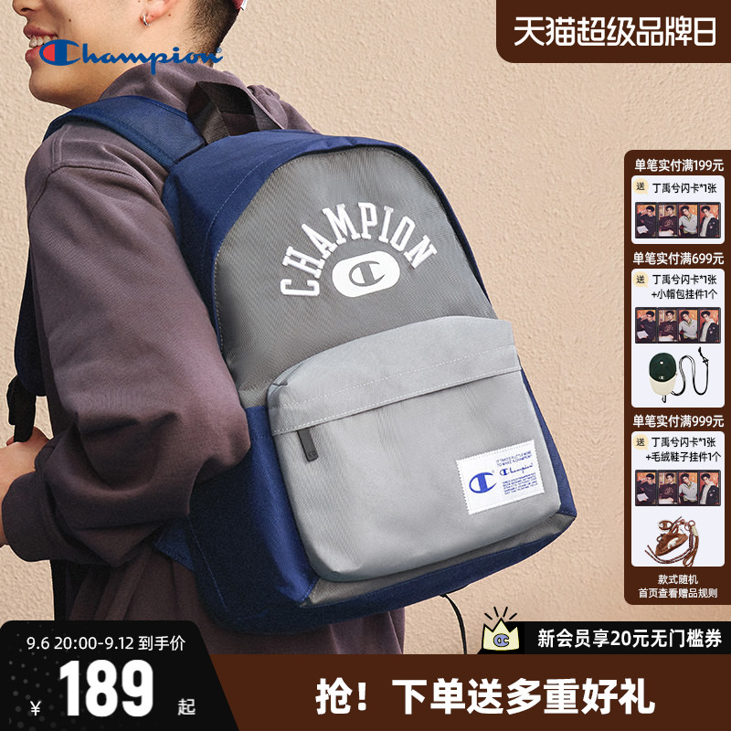 Champion冠军大学生大容量双肩包图片