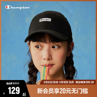 Champion冠军鸭舌帽女2024年夏季新款棒球帽男