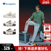 男款 丁禹兮同款 女款 高颜值休闲鞋 Champion冠军板鞋 大头厚底面包鞋