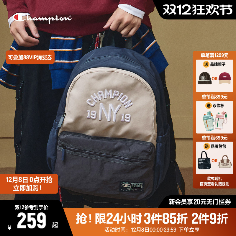 Champion冠军双肩包女2025年新款