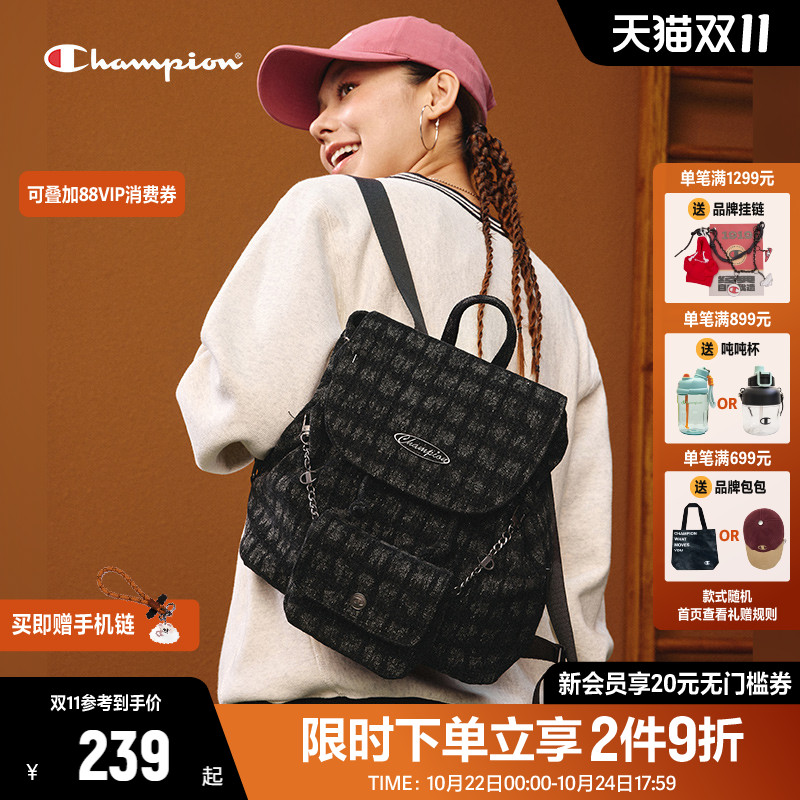 Champion双肩包女2025年春夏新款