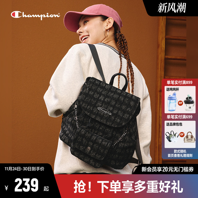 Champion双肩包女2025年春夏新款