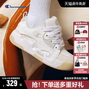 厚底板鞋 平板鞋 2025秋冬新款 女鞋 子 休闲鞋 Champion冠军玩心面包鞋