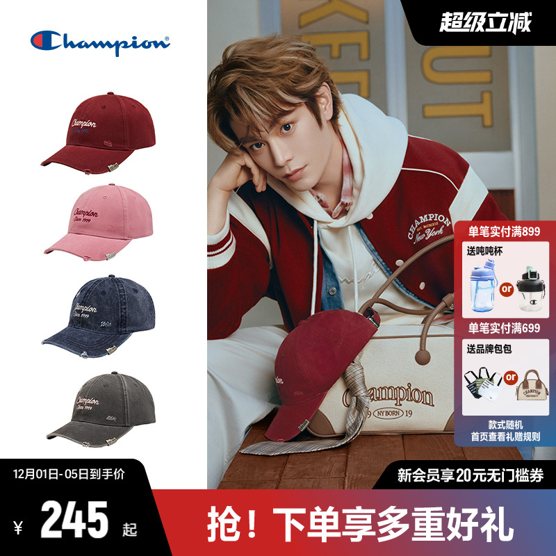 Champion冠军鸭舌帽女2025年新款