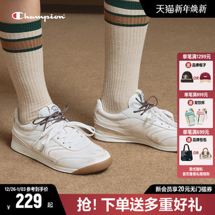潮牌休闲跑鞋 Champion冠军板鞋 情侣运动鞋 复古德训鞋 女25秋冬新款