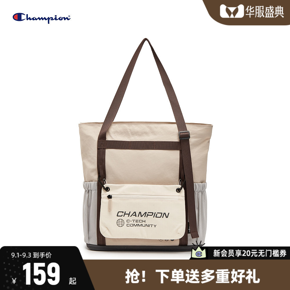 Champion冠军单肩包大容量包托特图片
