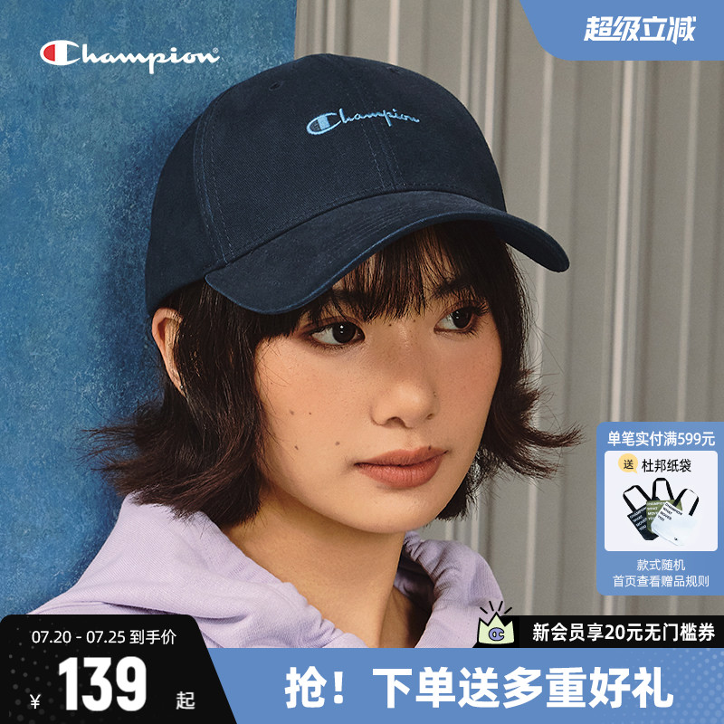 Champion冠军鸭舌帽女2026春夏新款V脸帽遮阳棒球帽男休闲帽