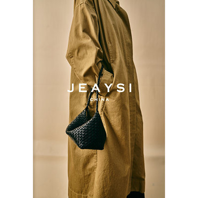 编织休闲高级质感百搭气质饺子包