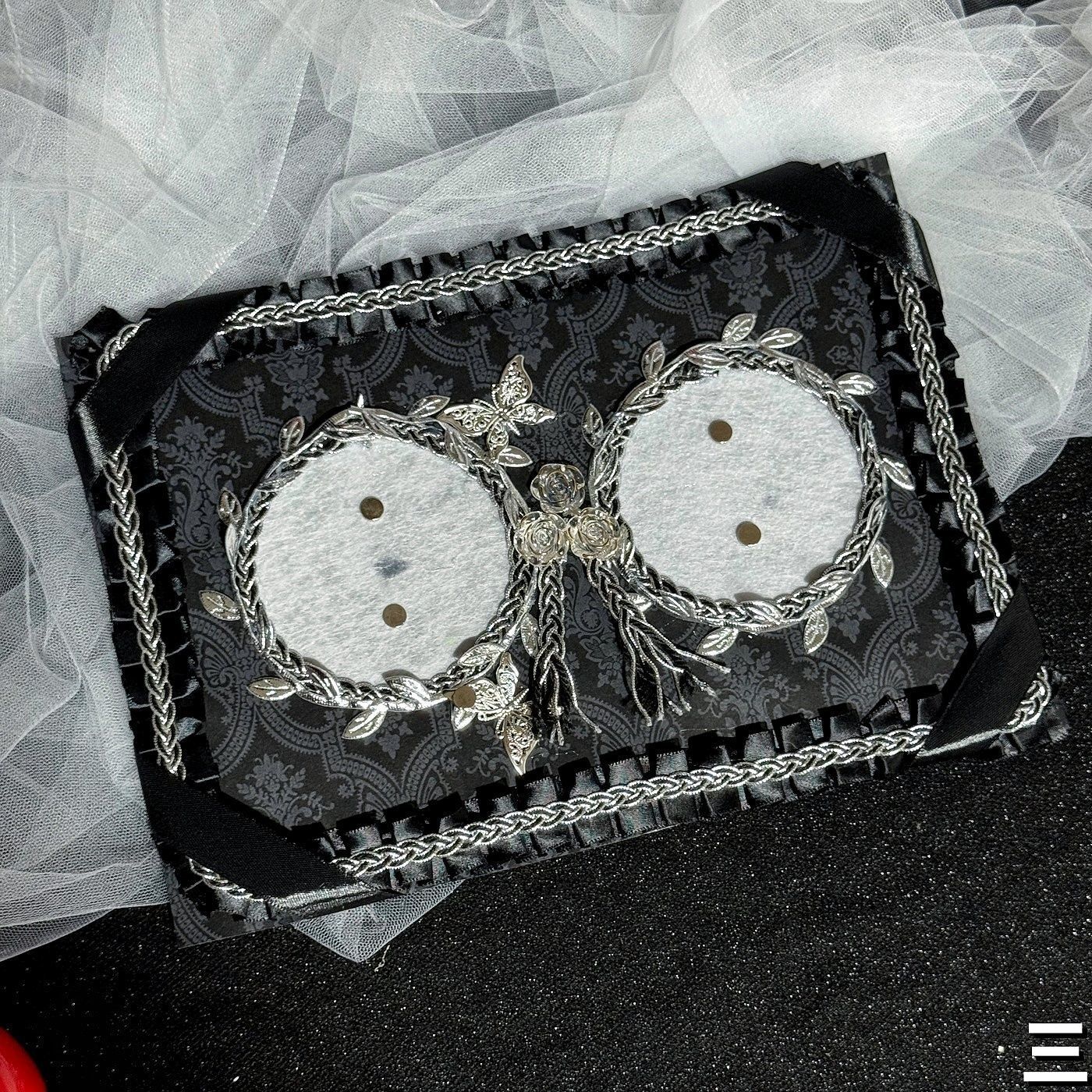 复古黑金痛包扎板背景板扎板diy