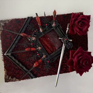 扎痛包diy材料套装配饰背景纸填充物代扎红色扎板餐盘吧唧托梦幻