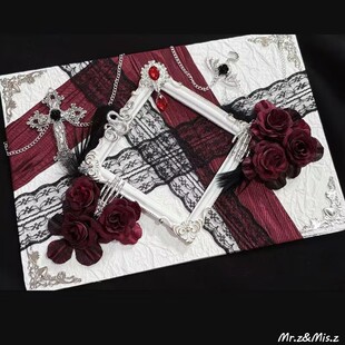 爆款高颜值谷美道具扎痛包材料配饰套装缎带扎板相框链条diy装饰