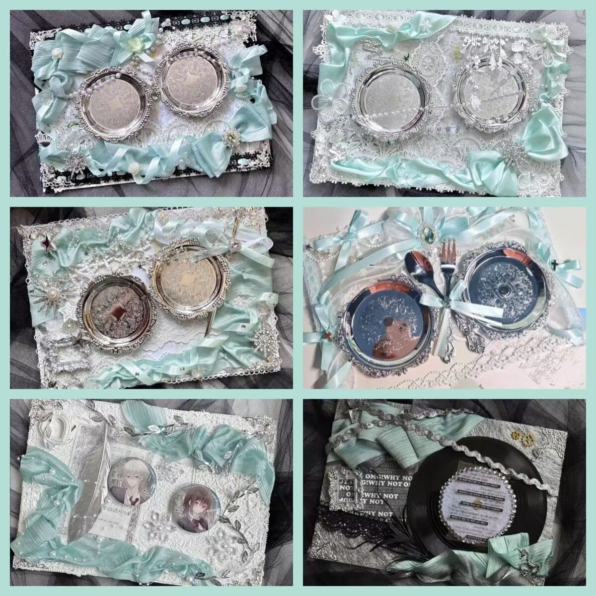 痛包diy材料全套青色套装扎板