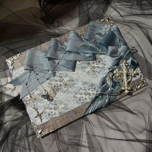 拍谷道具痛包材料配饰套装扎板背景装饰痛板diy材料包扎板装饰物